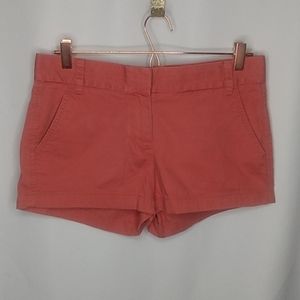 J.Crew Size 4 Chino Shorts Dusty Red